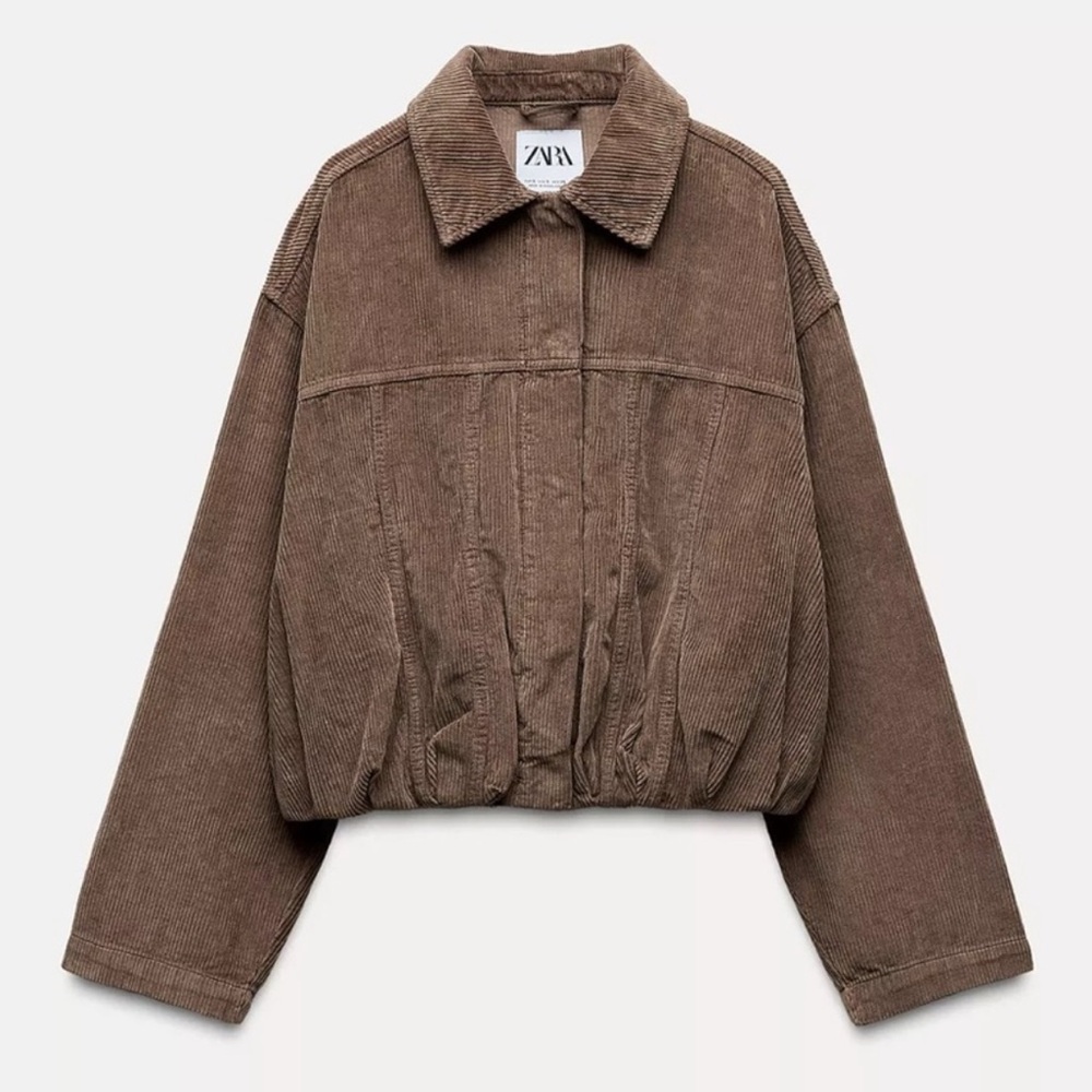 Zara Tan Corduroy Jacket